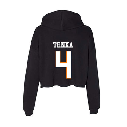 UT Martin - NCAA Men's Basketball : Afan Trnka - Women's Crop Fleece Hoodie-1