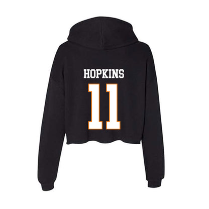 UT Martin - NCAA Men's Basketball : AJ Hopkins - Women's Crop Fleece Hoodie-1
