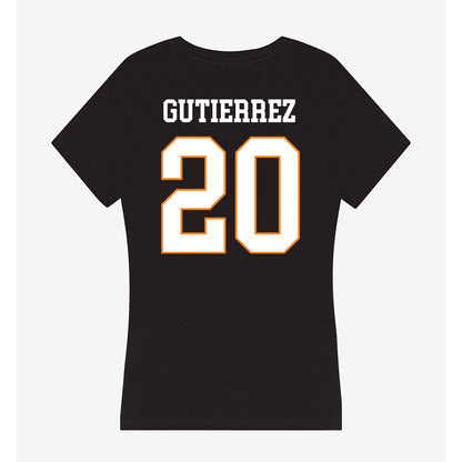 UT Martin - NCAA Softball : Annemarie Gutierrez - Women's V-Neck T-Shirt-1