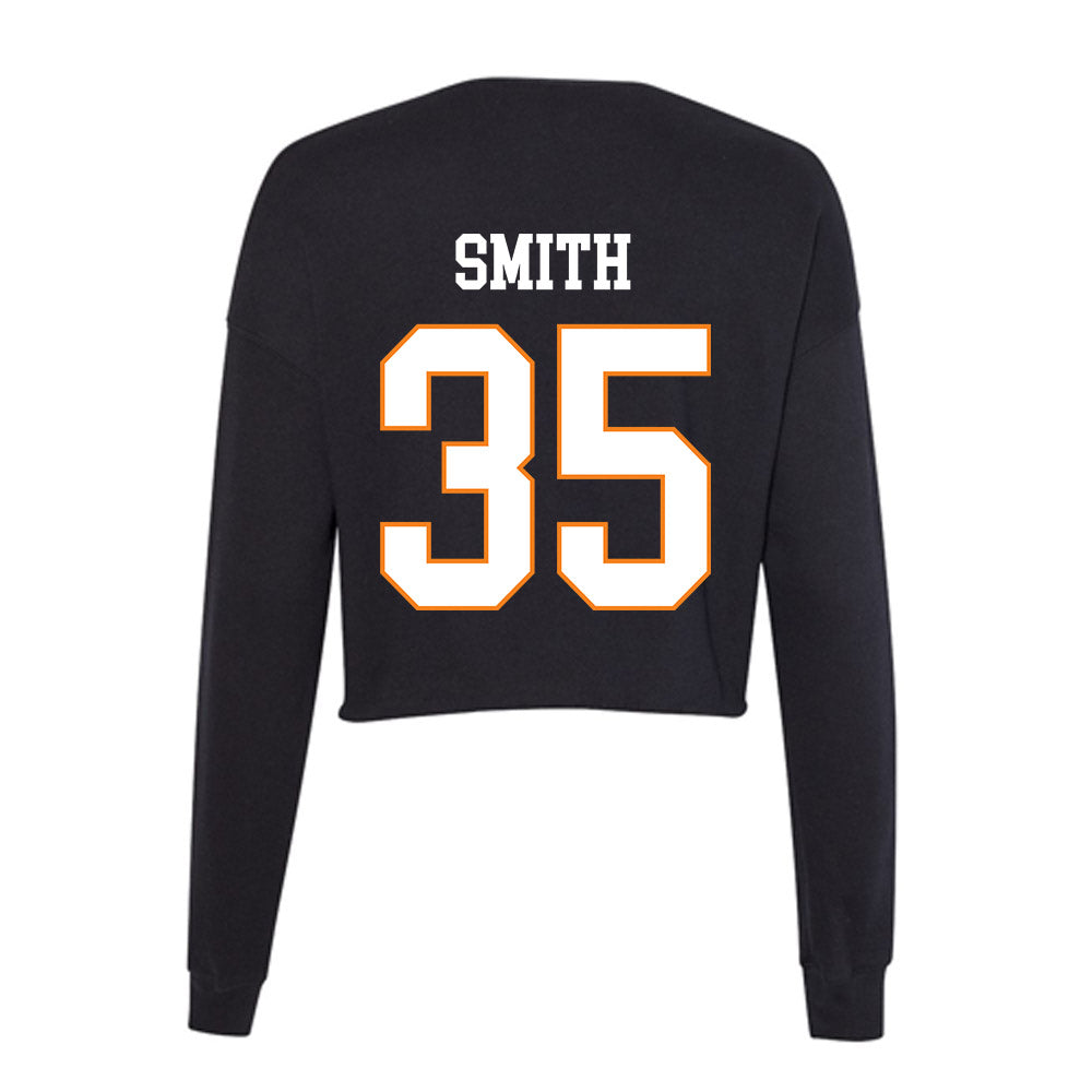 UT Martin - NCAA Baseball : Samuel Smith - Women's Cropped Crew Fleece-1