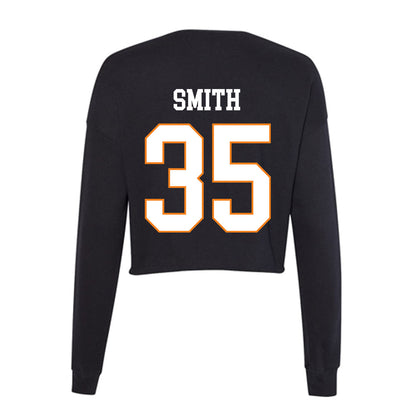 UT Martin - NCAA Baseball : Samuel Smith - Women's Cropped Crew Fleece-1