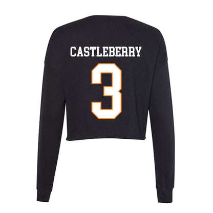 UT Martin - NCAA Football : Joel Castleberry - Women's Cropped Crew Fleece-1