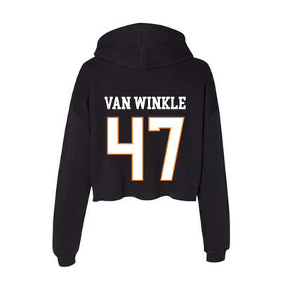UT Martin - NCAA Football : Jaren Van Winkle - Women's Crop Fleece Hoodie-1