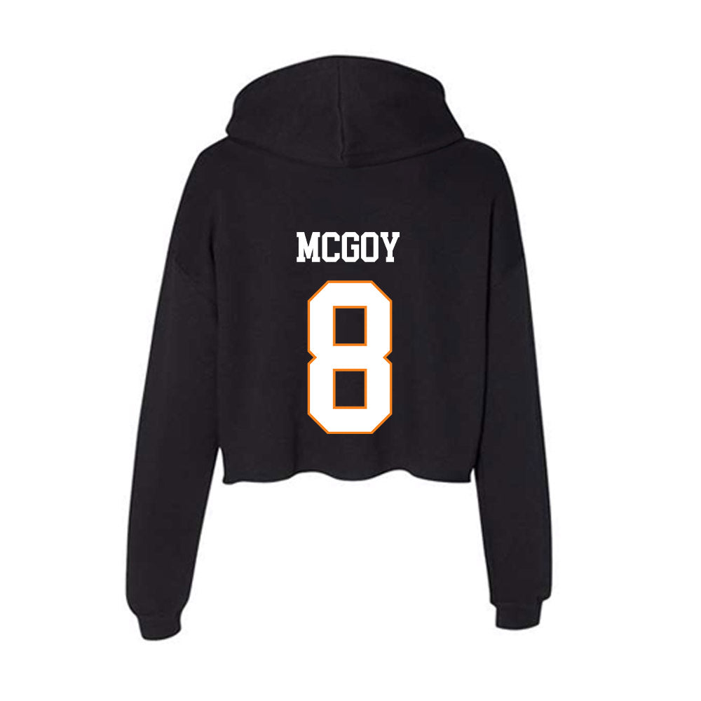 UT Martin - NCAA Football : JaMichael McGoy - Women's Crop Fleece Hoodie-1