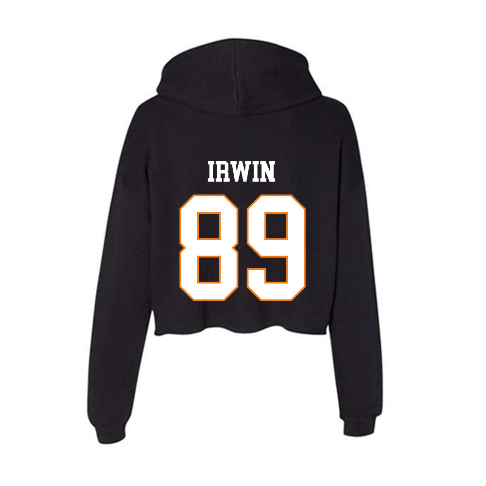 UT Martin - NCAA Football : Jack Irwin - Women's Crop Fleece Hoodie-1