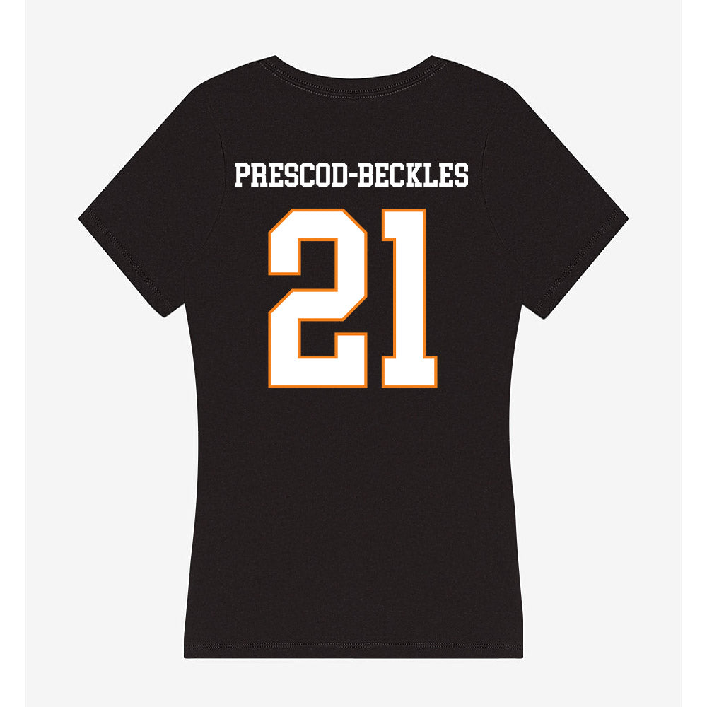 UT Martin - NCAA Women's Soccer : Nyeemah Prescod-Beckles - Women's V-Neck T-Shirt-1