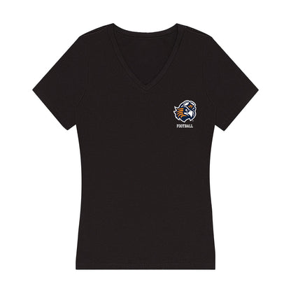 UT Martin - NCAA Football : Narkel Leflore - Women's V-Neck T-Shirt-0