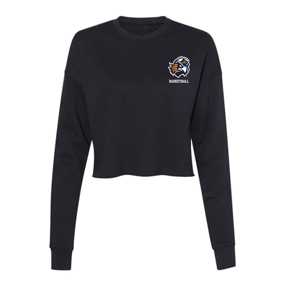 UT Martin - NCAA Men's Basketball : Afan Trnka - Women's Cropped Crew Fleece-0