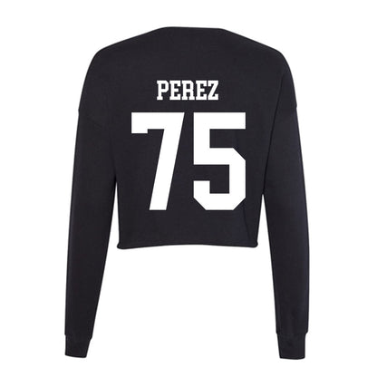 UAB - NCAA Football : Calib Perez - Women's Cropped Crew Fleece-1