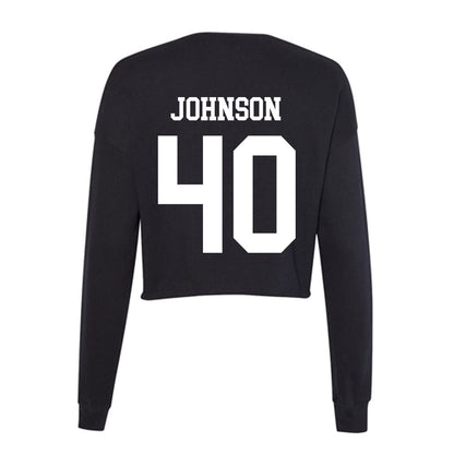 UAB - NCAA Football : Brayden Johnson - Women's Cropped Crew Fleece-1