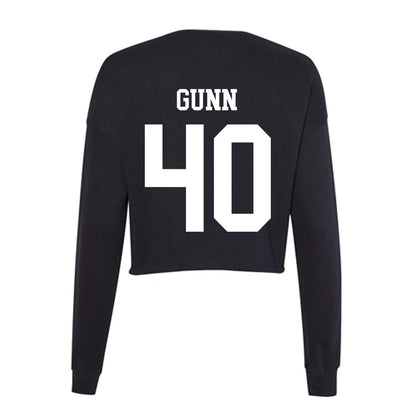 UAB - NCAA Football : Deion Gunn - Women's Cropped Crew Fleece-1