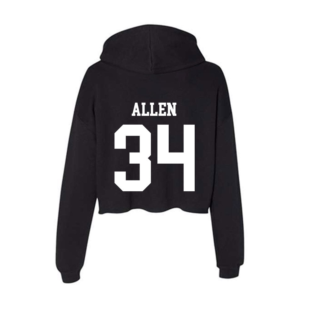 UAB - NCAA Football : Jonathan Allen - Women's Crop Fleece Hoodie-1