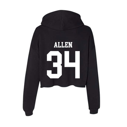 UAB - NCAA Football : Jonathan Allen - Women's Crop Fleece Hoodie-1