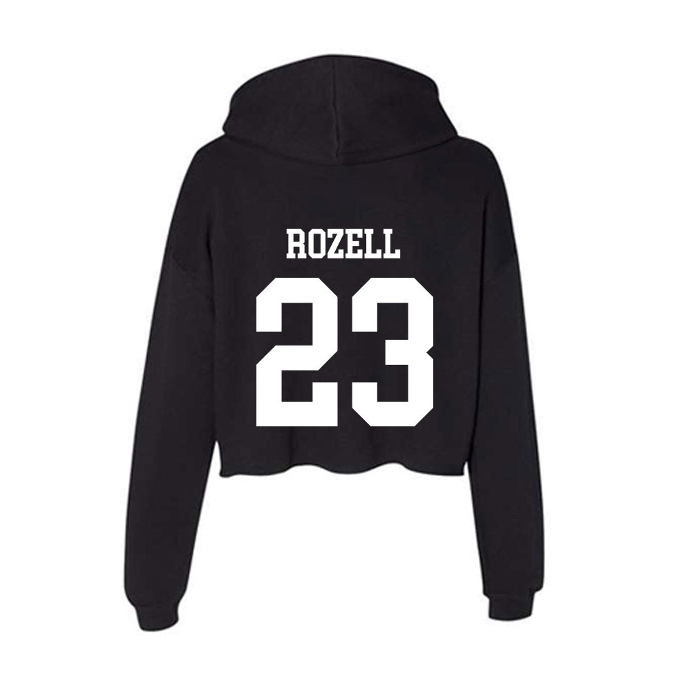 UCSD - NCAA Softball : Lauren Rozell - Women's Crop Fleece Hoodie-1