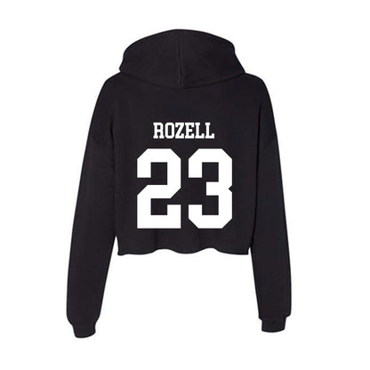 UCSD - NCAA Softball : Lauren Rozell - Women's Crop Fleece Hoodie-1