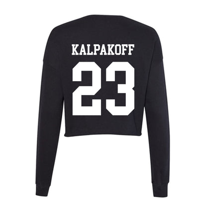 UCSD - NCAA Women's Soccer : Raquel Kalpakoff - Women's Cropped Crew Fleece-1