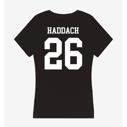 UCSD - NCAA Women's Soccer : Nadira Haddach - Women's V-Neck T-Shirt-1