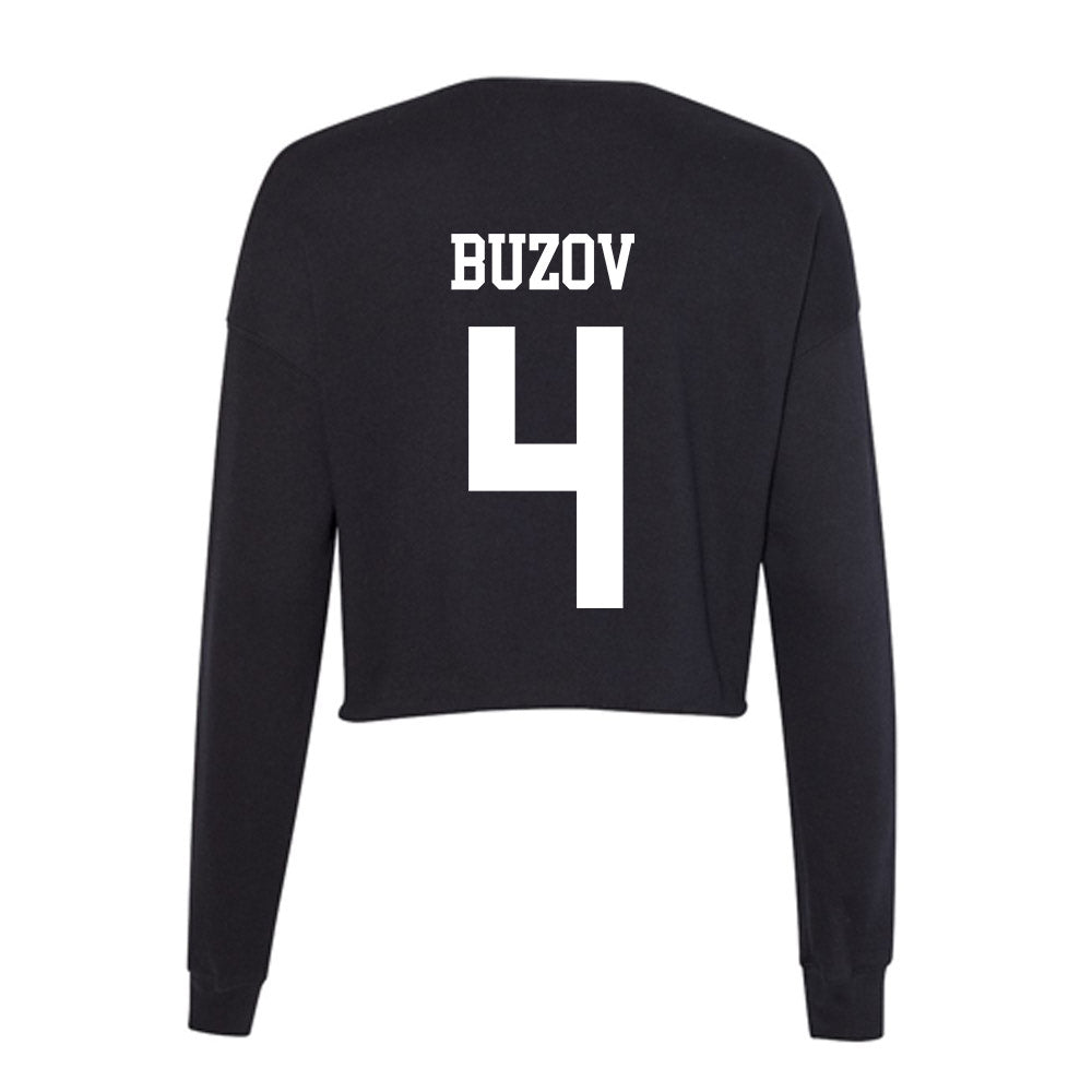 UCSD - NCAA Men's Water Polo : Ante Buzov - Women's Cropped Crew Fleece-1