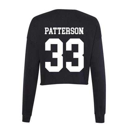 UCSD - NCAA Baseball : Garrett Patterson - Women's Cropped Crew Fleece-1