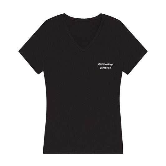 UCSD - NCAA Women's Water Polo : Makana Fake - Women's V-Neck T-Shirt-0