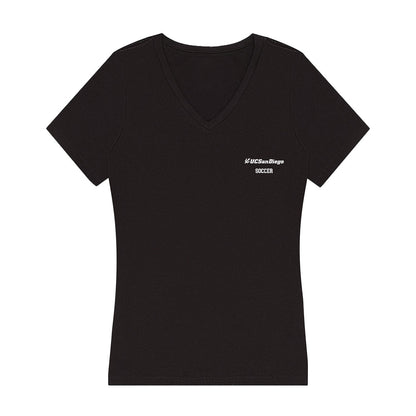 UCSD - NCAA Women's Soccer : Raquel Kalpakoff - Women's V-Neck T-Shirt-0
