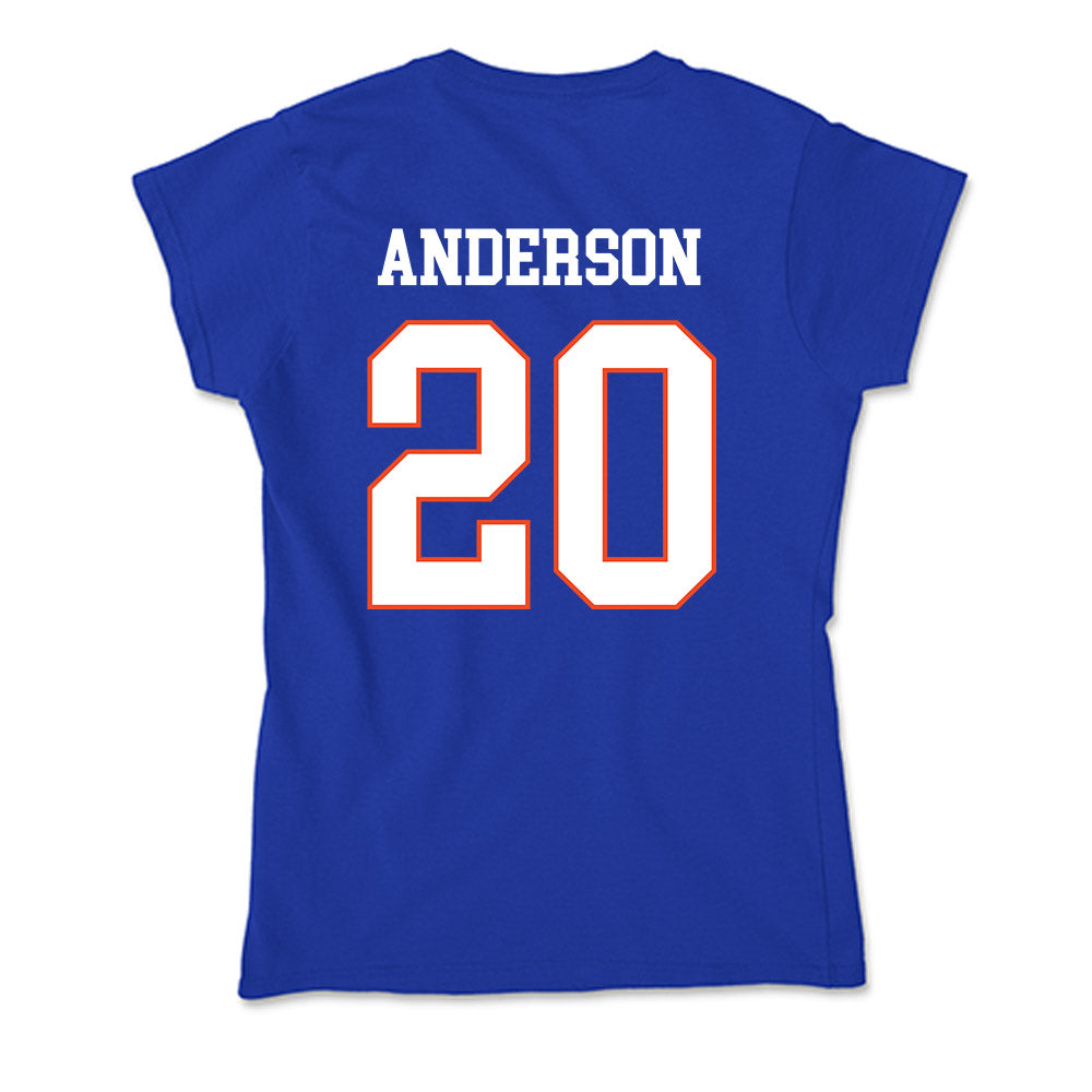 Boise State - NCAA Women's Soccer : Jillian Anderson - Soft Style Women’s T-Shirt-1