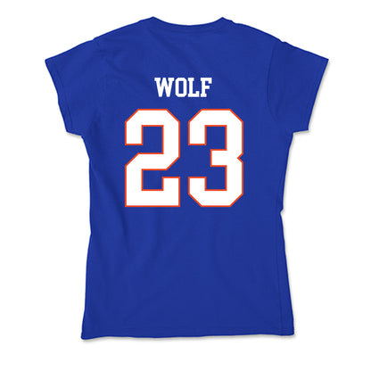 Boise State - NCAA Beach Volleyball : Abbie Wolf - Soft Style Women’s T-Shirt-1
