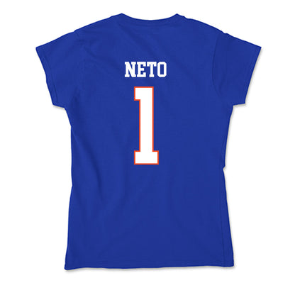 Boise State - NCAA Men's Basketball : Aginaldo Neto - Soft Style Women’s T-Shirt-1