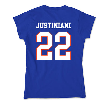 Boise State - NCAA Women's Soccer : Michaela Justiniani - Soft Style Women’s T-Shirt-1