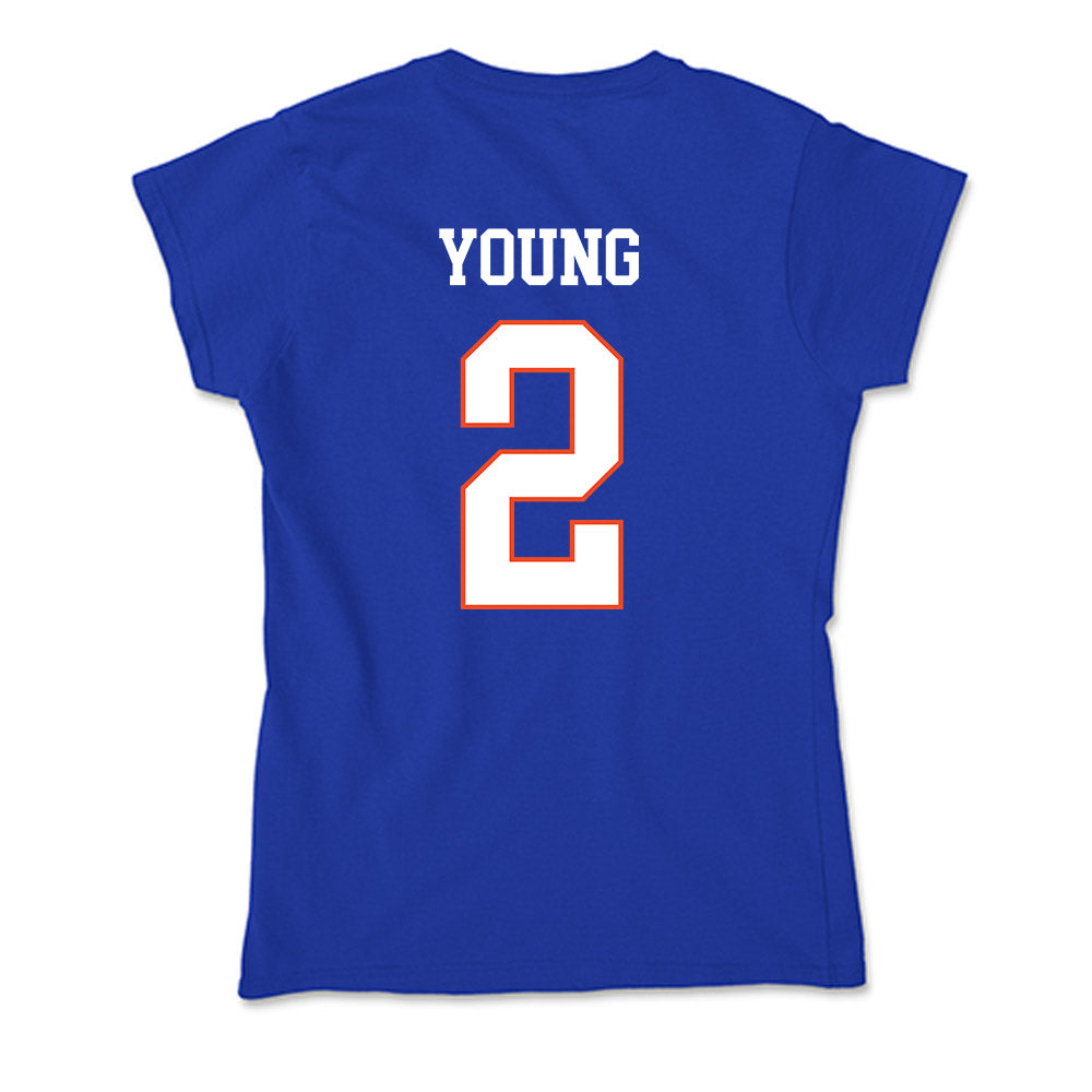 Boise State - NCAA Women's Soccer : Jasmin Young - Soft Style Women’s T-Shirt-1