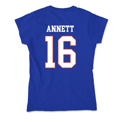 Boise State - NCAA Football : Kaleb Annett - Soft Style Women’s T-Shirt-1