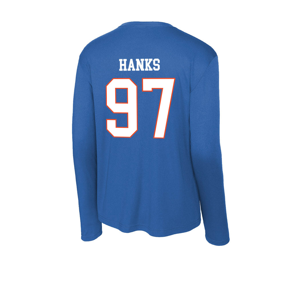 Boise State - NCAA Football : Hayden Hanks - Activewear Long Sleeve T-Shirt-1