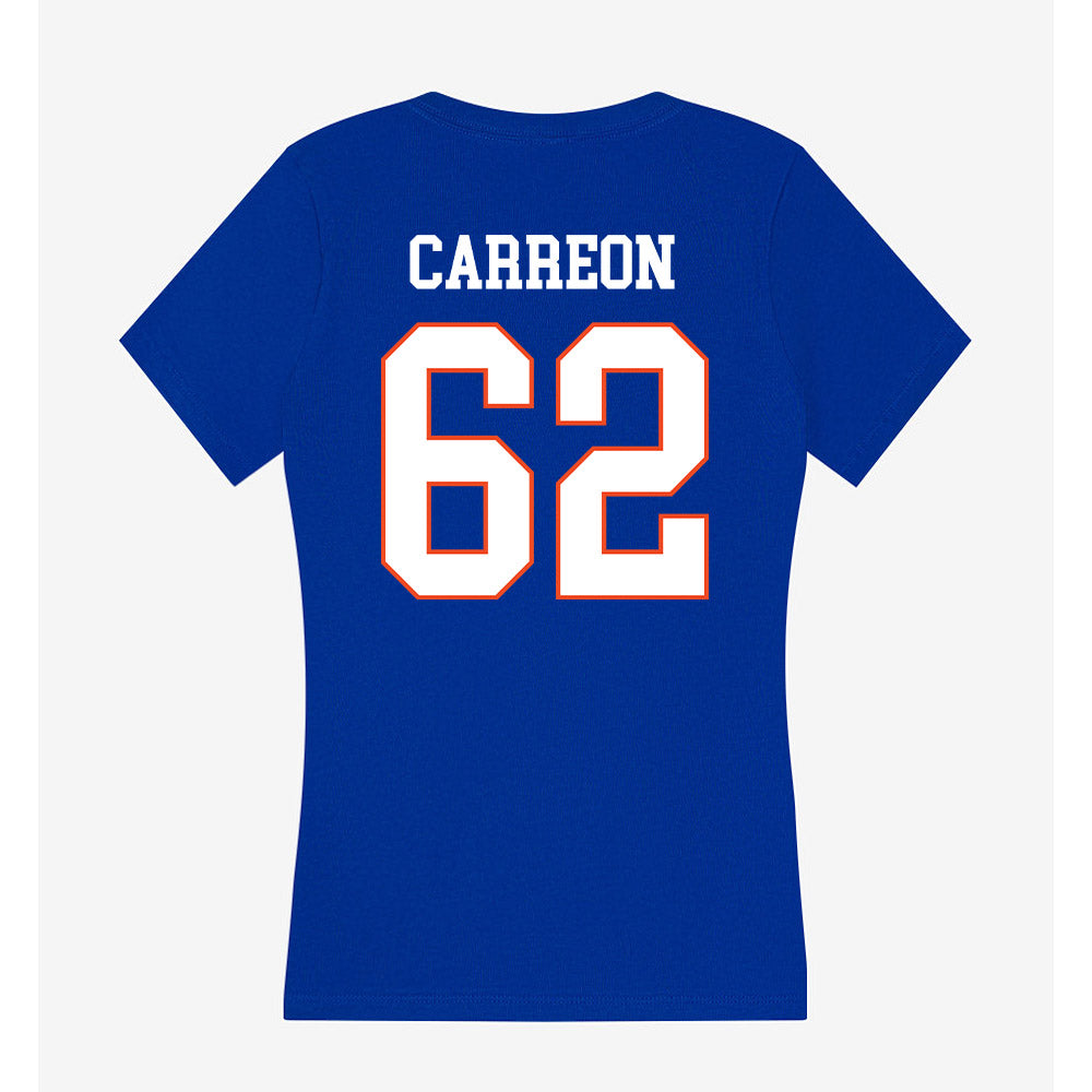 Boise State - NCAA Football : Rogelio Carreon - Women's V-Neck T-Shirt-1