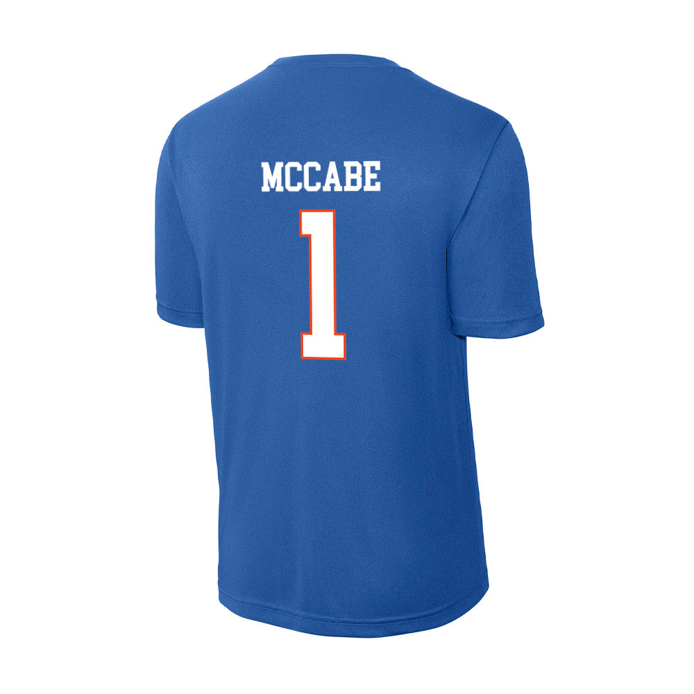 Boise State - NCAA Women's Soccer : Molly McCabe - Activewear T-Shirt-1
