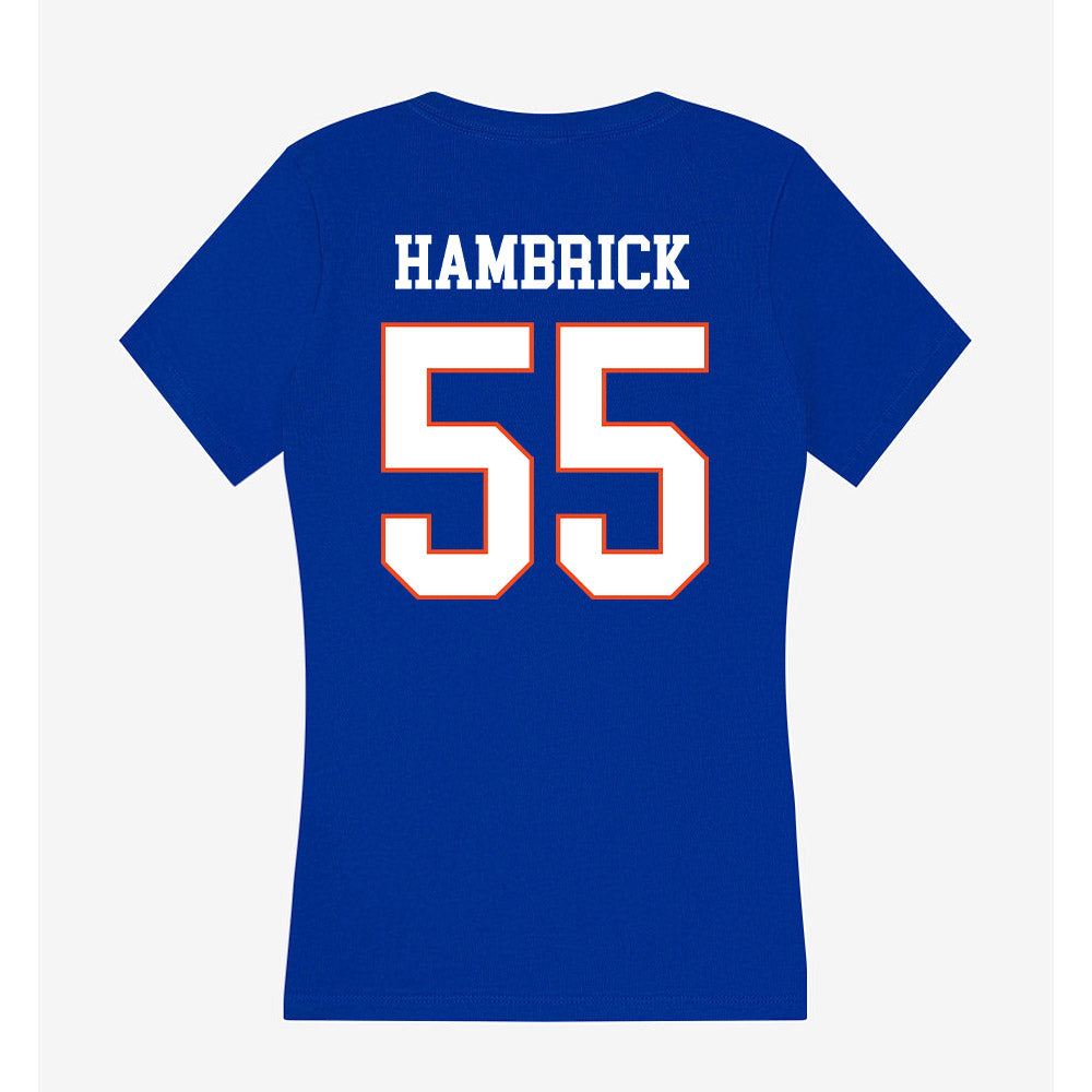 Boise State - NCAA Football : Gavin Hambrick - Women's V-Neck T-Shirt-1