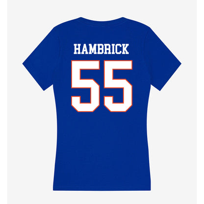Boise State - NCAA Football : Gavin Hambrick - Women's V-Neck T-Shirt-1