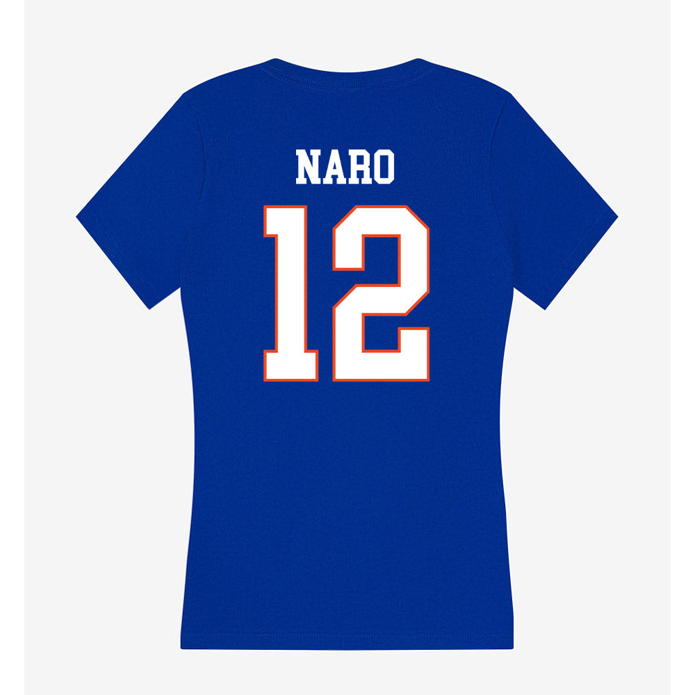 Boise State - NCAA Women's Basketball : Mary Kay Naro - Women's V-Neck T-Shirt-1