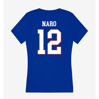 Boise State - NCAA Women's Basketball : Mary Kay Naro - Women's V-Neck T-Shirt-1