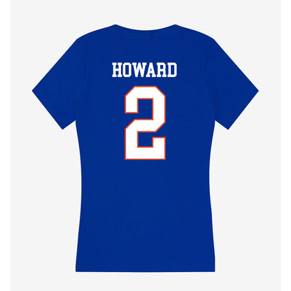 Boise State - NCAA Women's Basketball : Emily Howard - Women's V-Neck T-Shirt-1