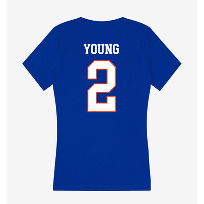 Boise State - NCAA Women's Soccer : Jasmin Young - Women's V-Neck T-Shirt-1
