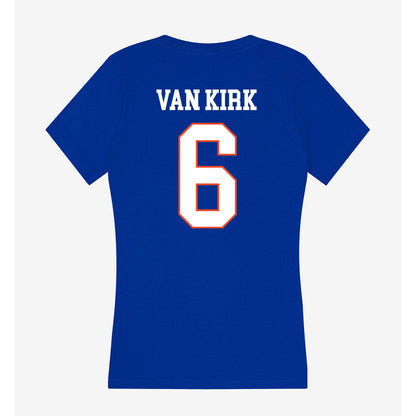 Boise State - NCAA Women's Volleyball : Katelyn Van Kirk - Women's V-Neck T-Shirt-1