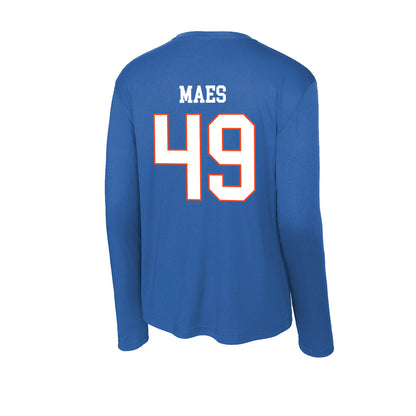 Boise State - NCAA Football : AJ Maes - Activewear Long Sleeve T-Shirt-1