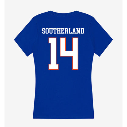 Boise State - NCAA Softball : Quinn Southerland - Women's V-Neck T-Shirt-1