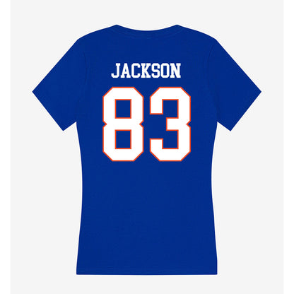 Boise State - NCAA Football : Tyrone Jackson - Women's V-Neck T-Shirt-1