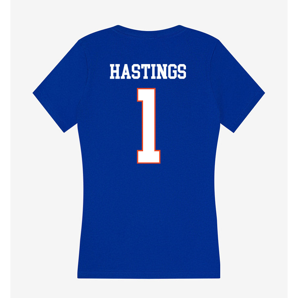 Boise State - NCAA Women's Volleyball : Kendall Hastings - Women's V-Neck T-Shirt-1