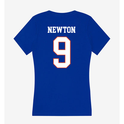 Boise State - NCAA Football : Sheldon Newton - Women's V-Neck T-Shirt-1
