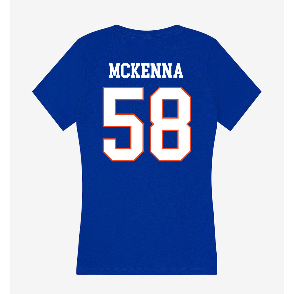 Boise State - NCAA Football : Trevor Mckenna - Women's V-Neck T-Shirt-1
