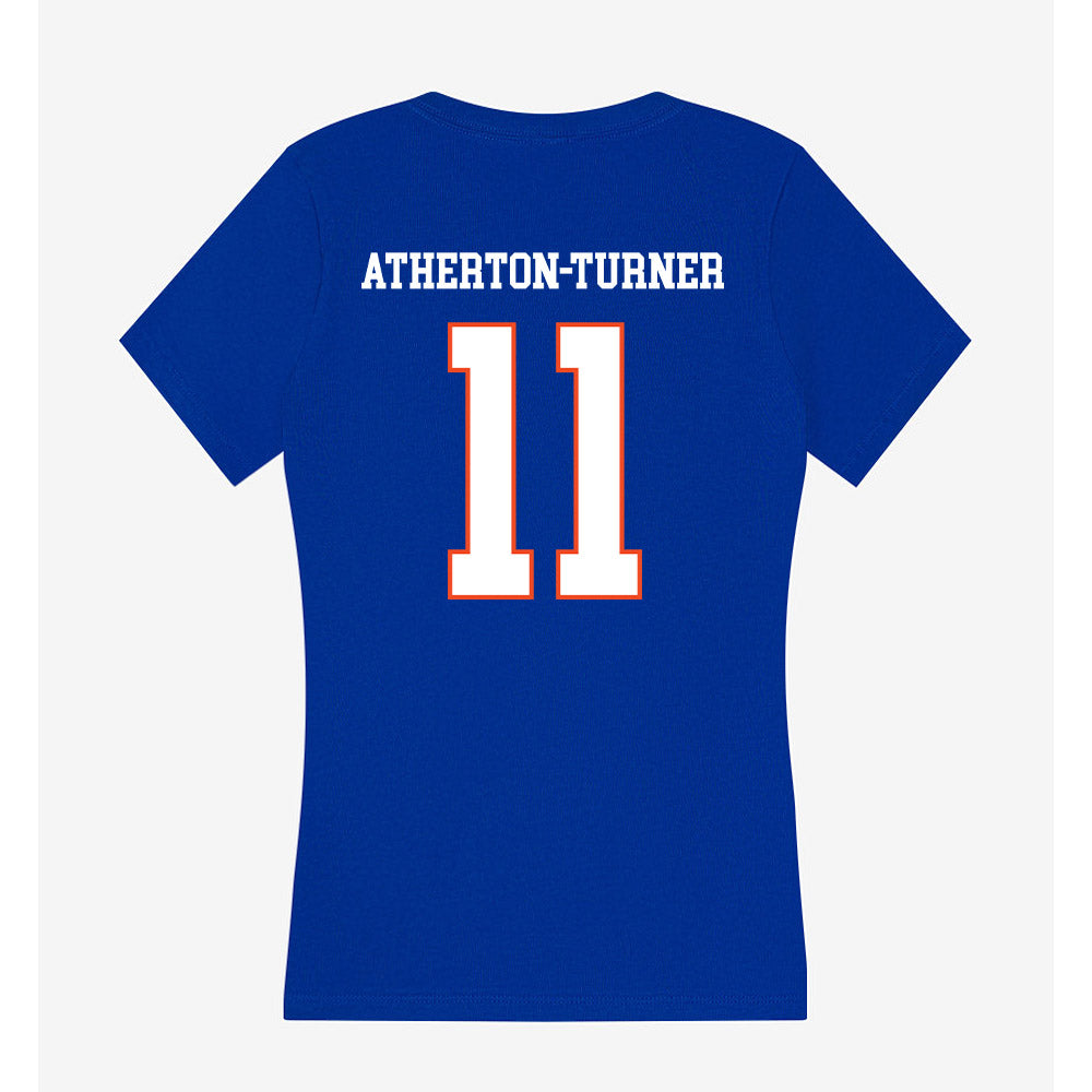 Boise State - NCAA Women's Soccer : Ella Atherton-Turner - Women's V-Neck T-Shirt-1
