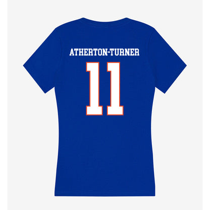 Boise State - NCAA Women's Soccer : Ella Atherton-Turner - Women's V-Neck T-Shirt-1