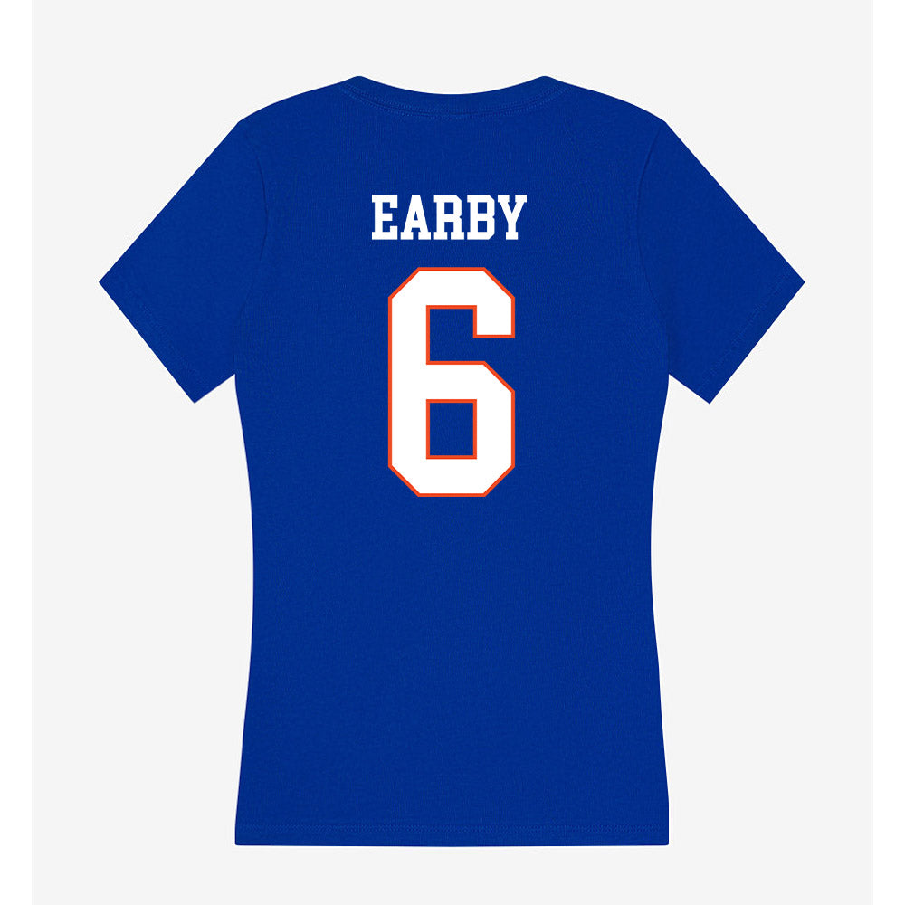 Boise State - NCAA Football : Jeremiah Earby - Women's V-Neck T-Shirt-1